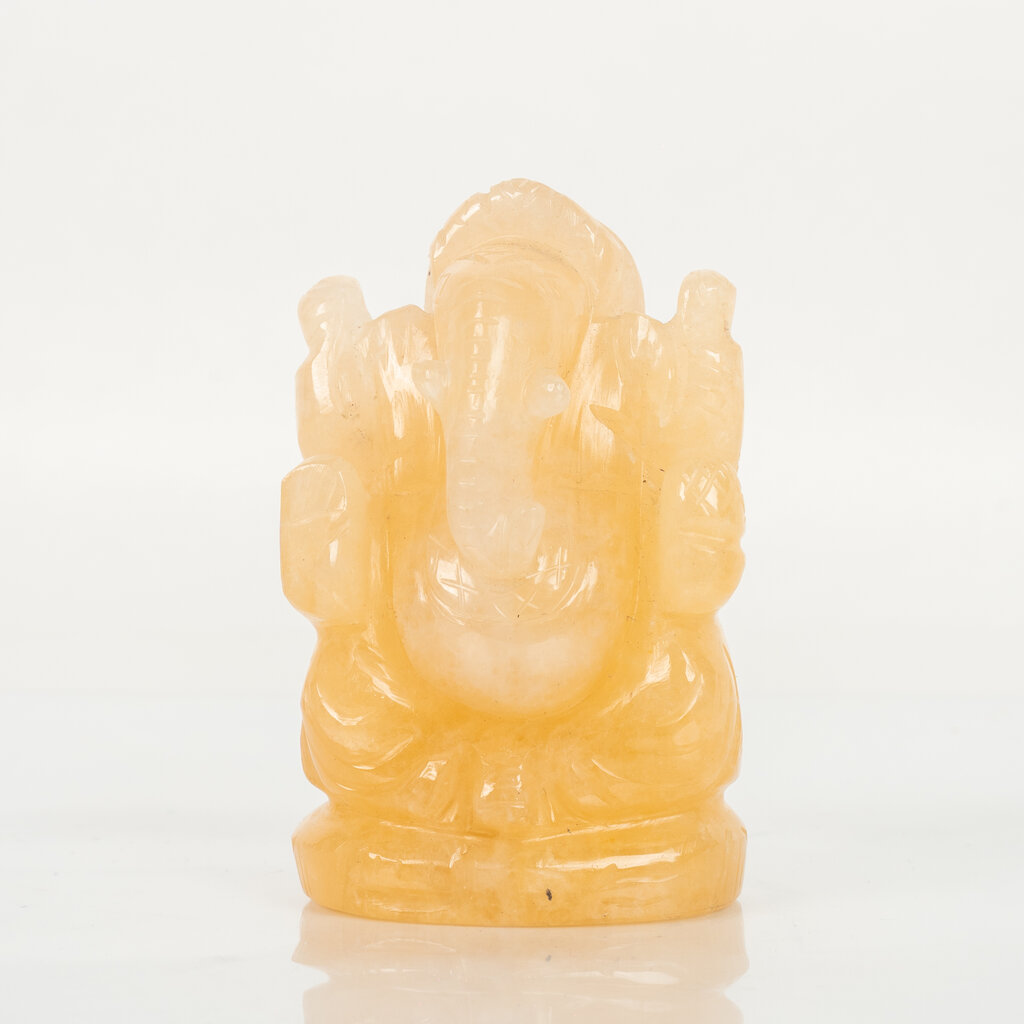 Yellow Aventurine Ganesh Idol – Natural Crystal Decorative Figurine for Home & Office - Image 6