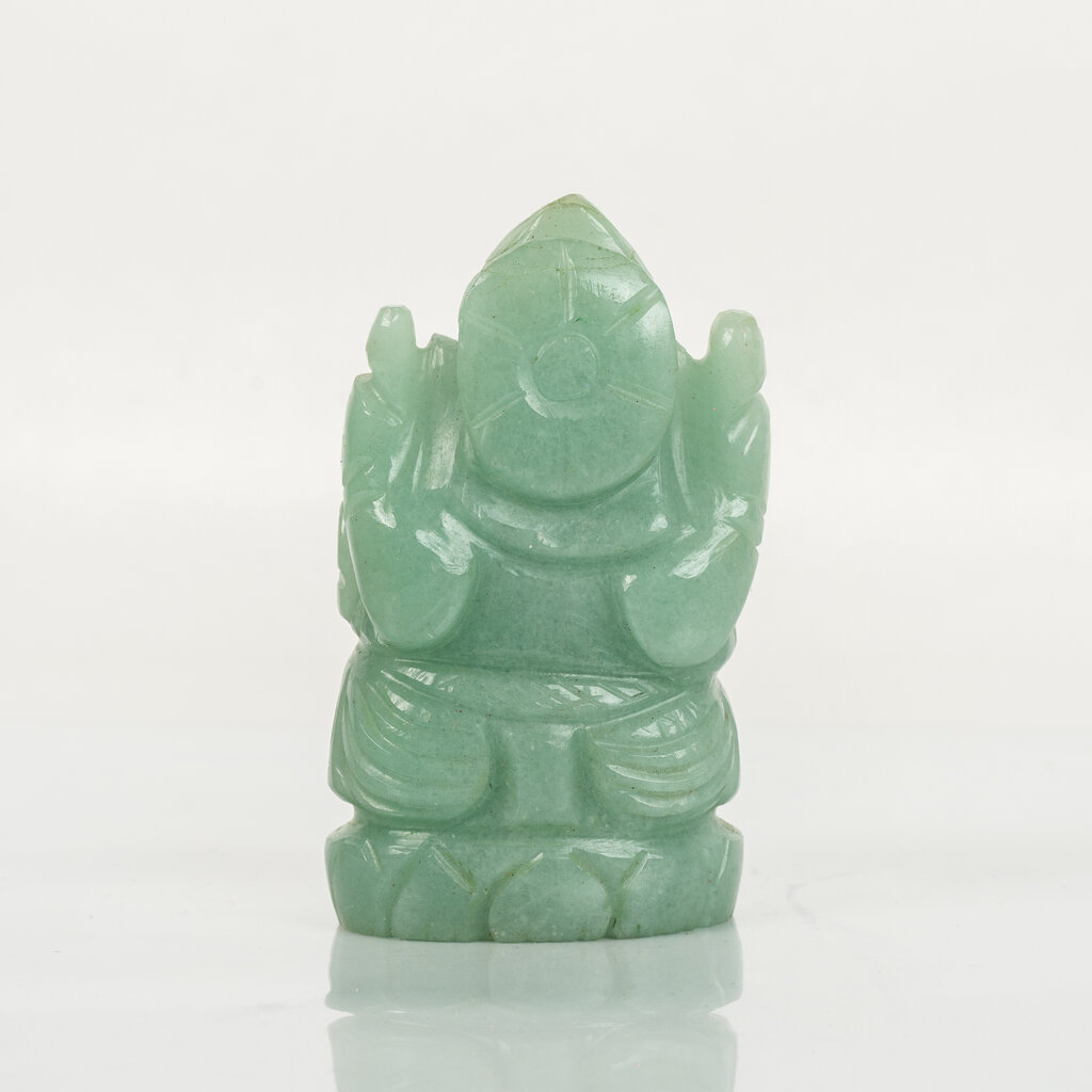 Light Green Aventurine Ganesh Idol – Natural Crystal Decorative Statue for Home & Office - Image 7