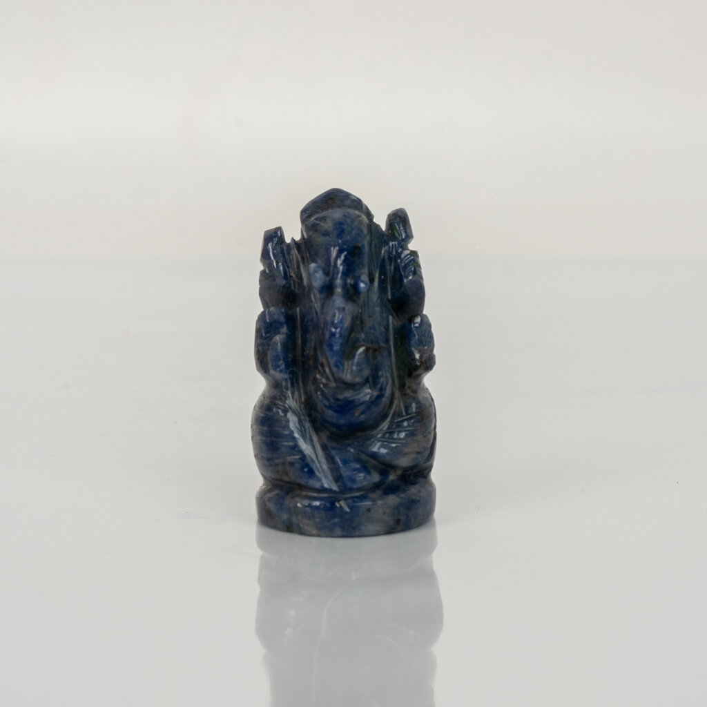 Premium Lapis Lazuli Ganesha Idol – Natural Blue Crystal Ganesh Statue for Home Temple - Image 6